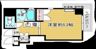 長堀橋駅 徒歩5分 5階の物件間取画像